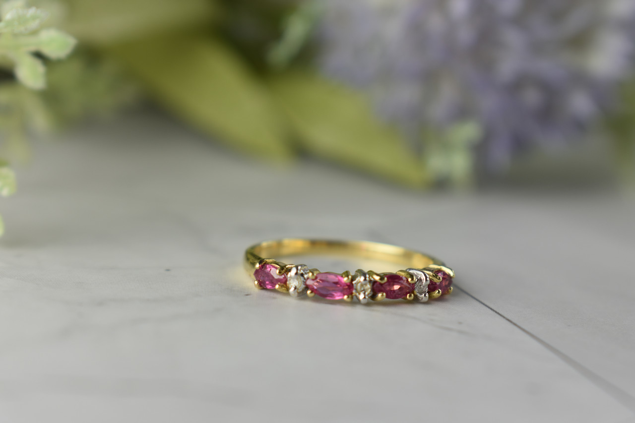 

Кольцо Из Желтого Золота Со Шпинелью И Бриллиантами Sky Jewelry 4343 17 Размер