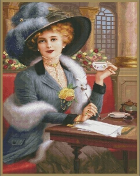 

Набор для вышивания крестиком Magic Cross Stitch Из Парижа с любовью 36 * 52 см (012)