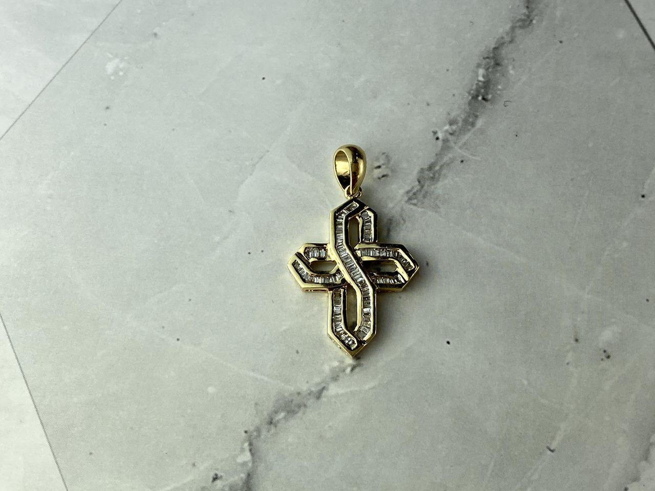 

Золотой Крестик С Сапфиром Sky Jewelry 888888