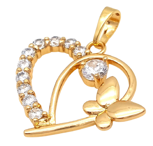 

Кулон сердце Xuping 25х23 мм x135