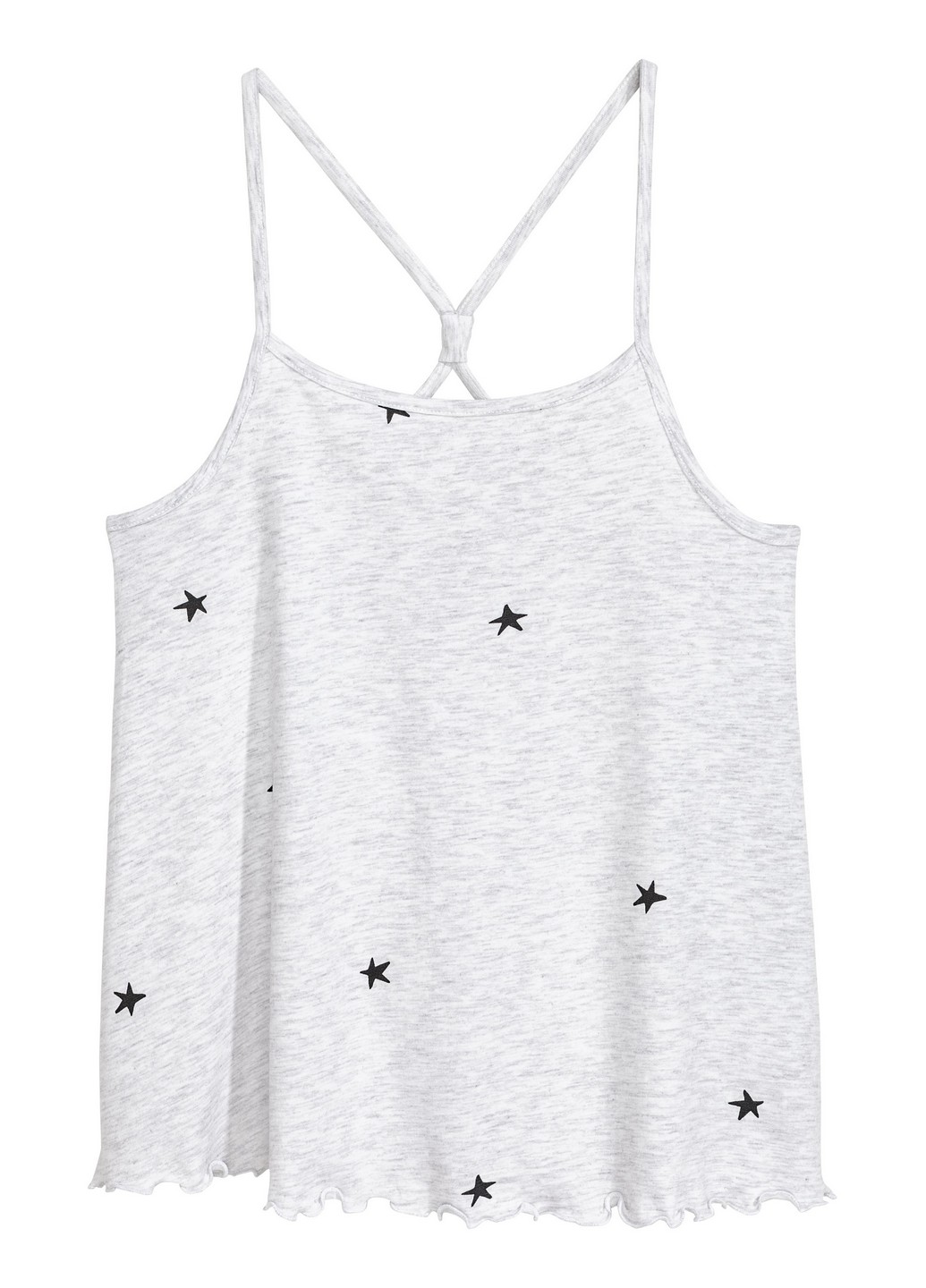 

Майка H&M 158/164 Светло-серый 0491563_чер.звезд
