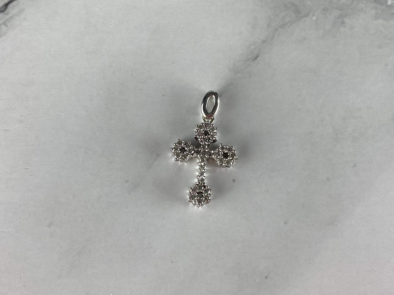 

Золотой Крестик С Бриллиантами Sky Jewelry 71112