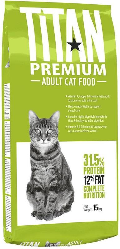 

Сухой корм для кошек Chicopee Titan Premium Adult Cat Food 15 кг (00379)