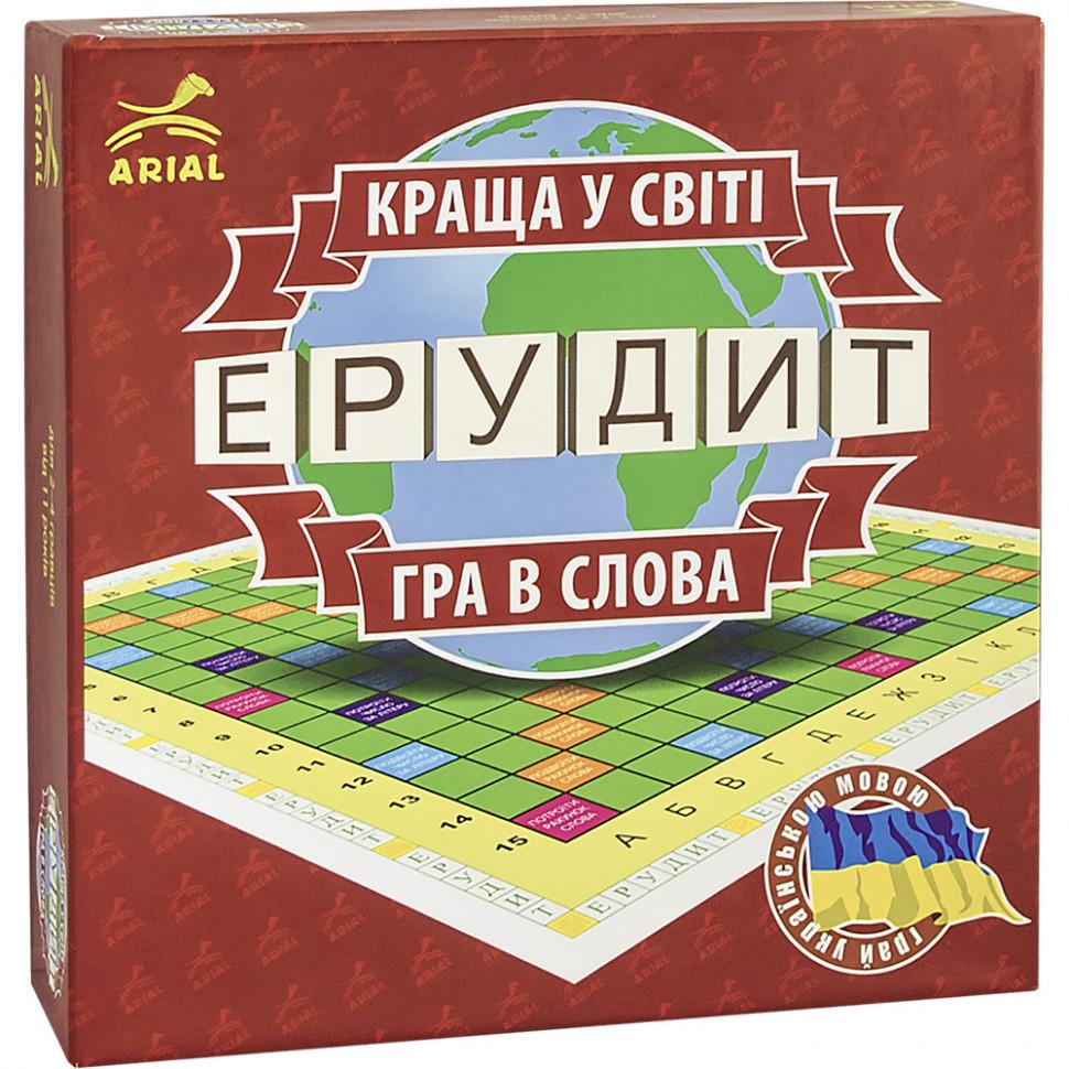 

Настольная игра Эрудит. Игра в слова Arial 910107 на укр. языке