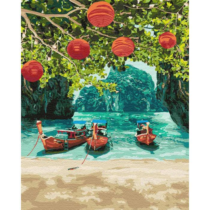 

Картина по номерам. "Отдых в Таиланде" 40*50см KHO2291