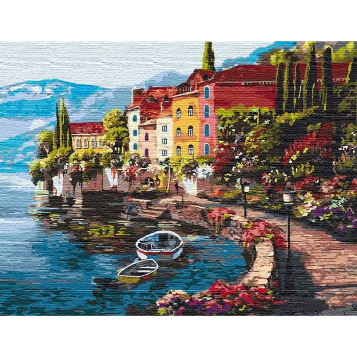 

Картина по номерам. "Утро на берегу озера 2 (big)" 50*65см KHO13503