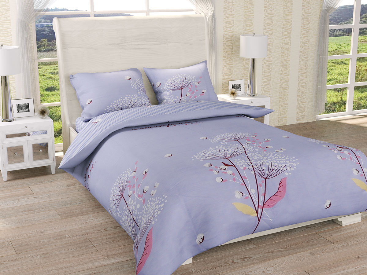 

Постельное белье Ранфорс Органик Р 555Д Leleka-Textile двуспальный Евро цветной (1732/5328)
