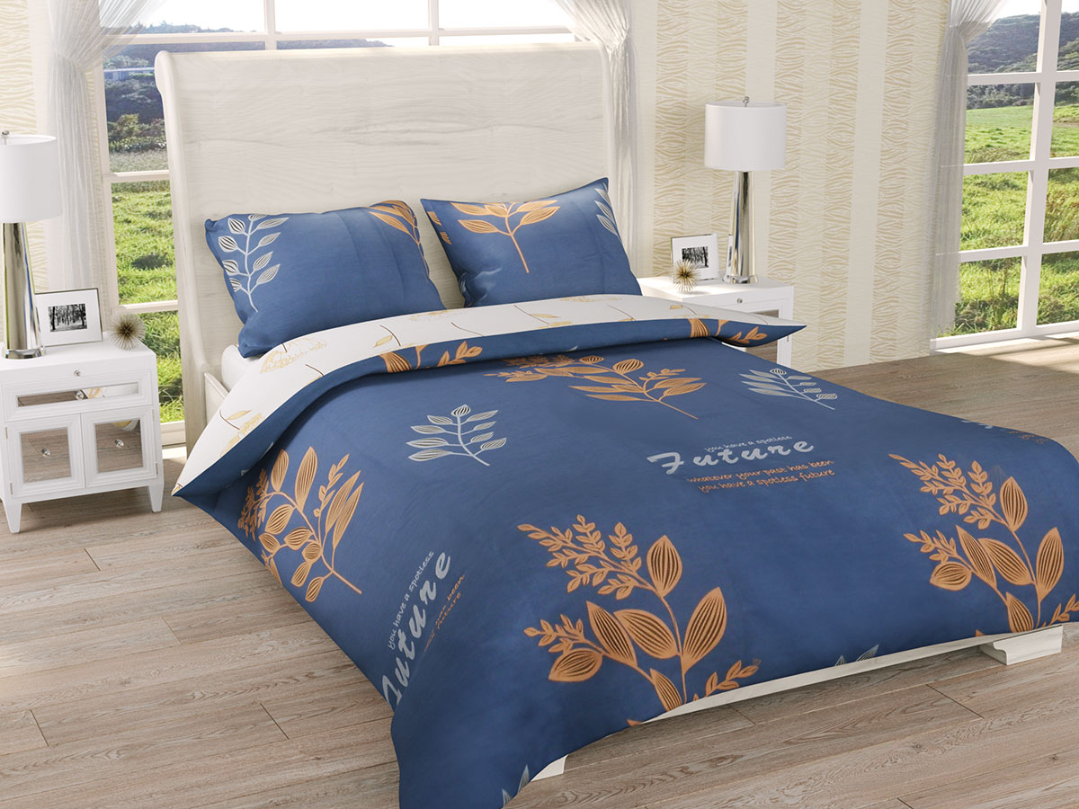 

Постельное белье Ранфорс Органик Р 556Д Leleka-Textile двуспальный цветной (1733/5331)
