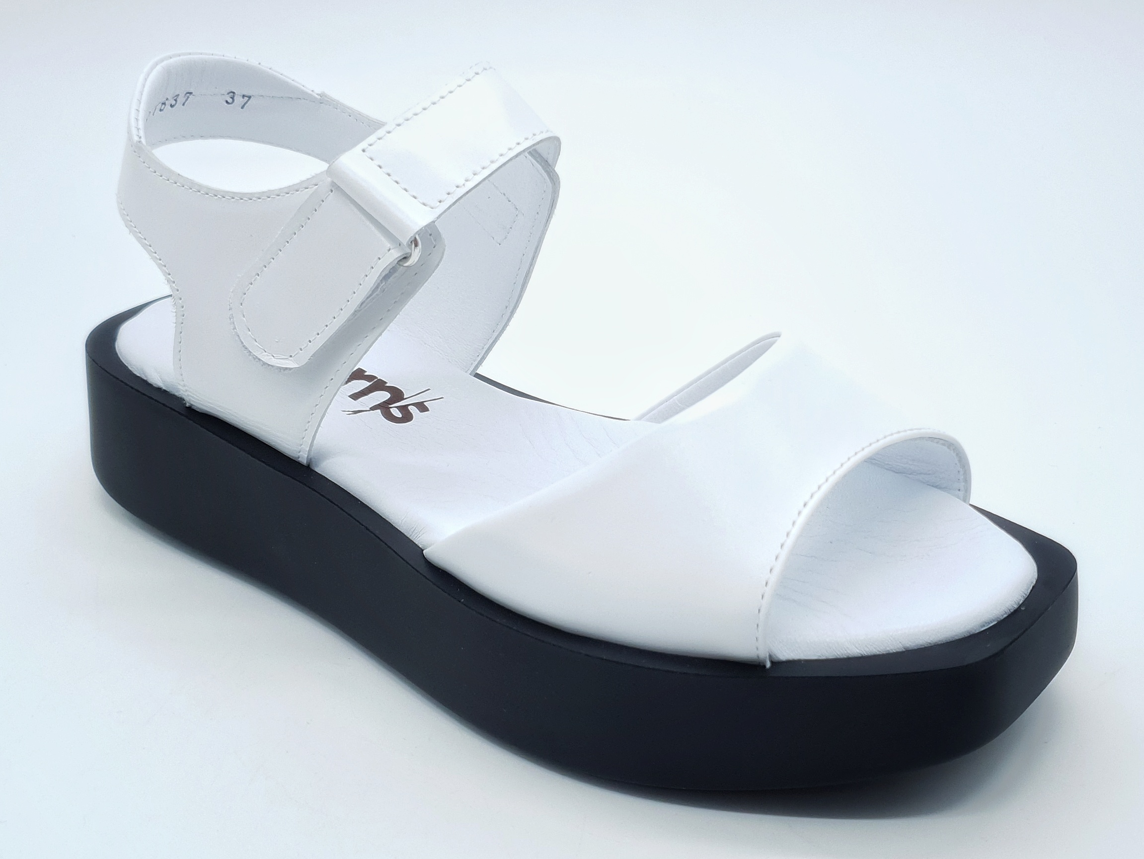 

Жіночі босоніжки Patterns білі шкіряні P-16-9 25,5 см 40(р)