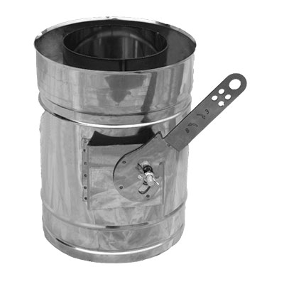 

Регулятор тяги дымохода Ø 125/200 мм нерж/оц 0,8 мм