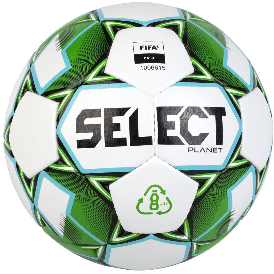 

Мяч тренировочный Select Planet FIFA (928) №5 Бело-зеленый (5703543286928)