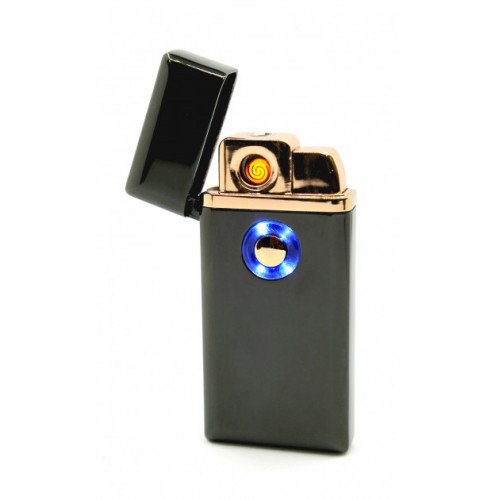 

Зажигалка USB электроимпульсная + Газ ТH-705 Черная (46682)