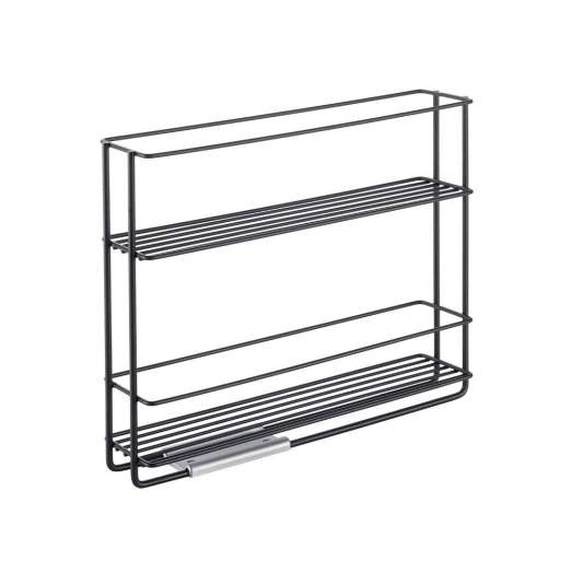 

Полка выдвижная METALTEX 6х28х22 см черное покрытие Touch-Therm IN/OUT LAVA