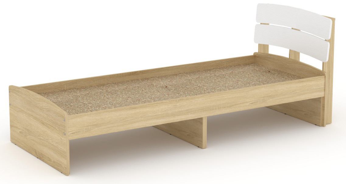 

Кровать односпальная без ящиков Компанит Модерн-80 Дуб комби