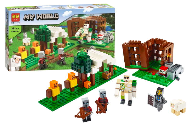 

Конструктор MINECRAFT Логово разбойников 321дет BELLA 11476