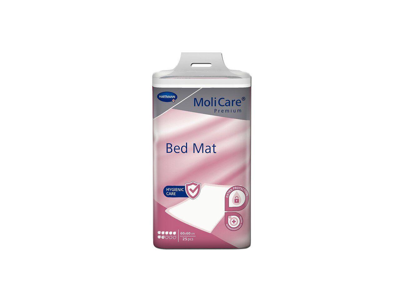 

Пеленка поглощающая гигиеническая MoliCare Premium Bed Mat 7 капель 60x60 см 25 шт/уп.