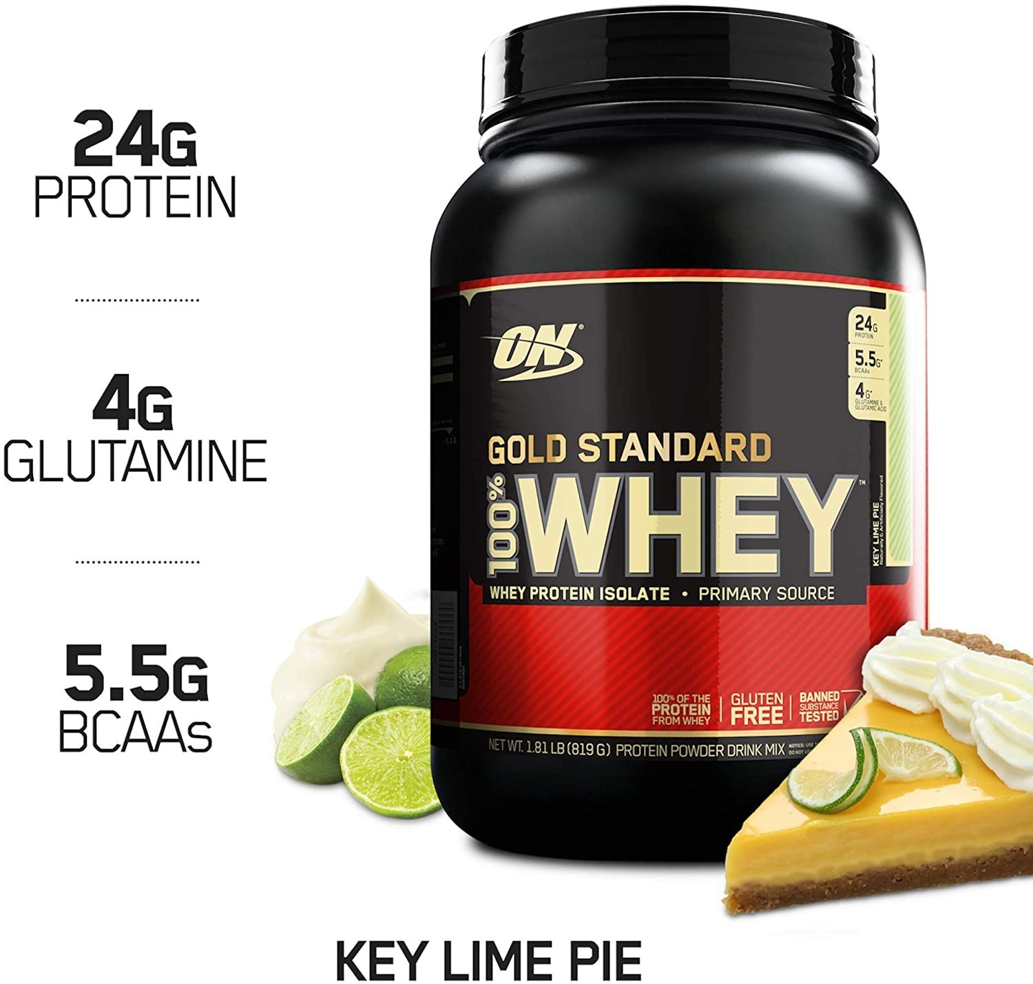 

Протеин Optimum Nutrition 100% Whey Gold Standard Key Lime Pie (819 г) (00114-16)