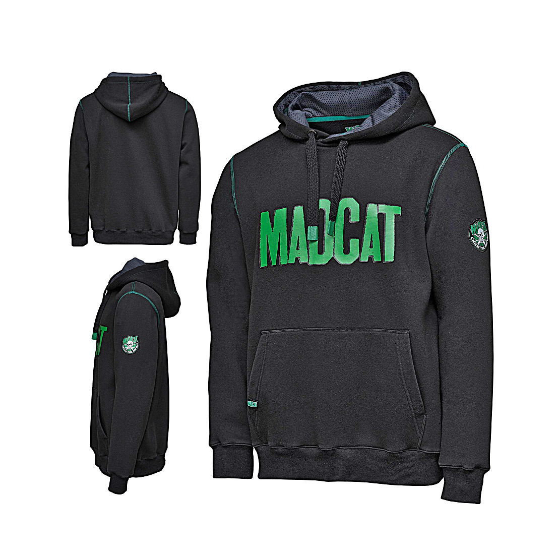 

Кофта DAM MadCat Mega Logo Zip Hoodie  black caviar, Кофта DAM MadCat Mega Logo Zip Hoodie L black caviar