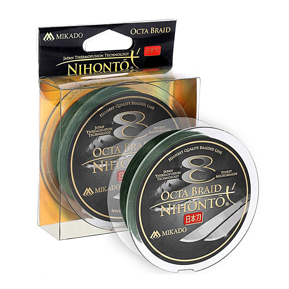 

Шнур Mikado Nihonto 8 Octa Braid 150m 0.40mm 39.8kg green (Z24G-040)