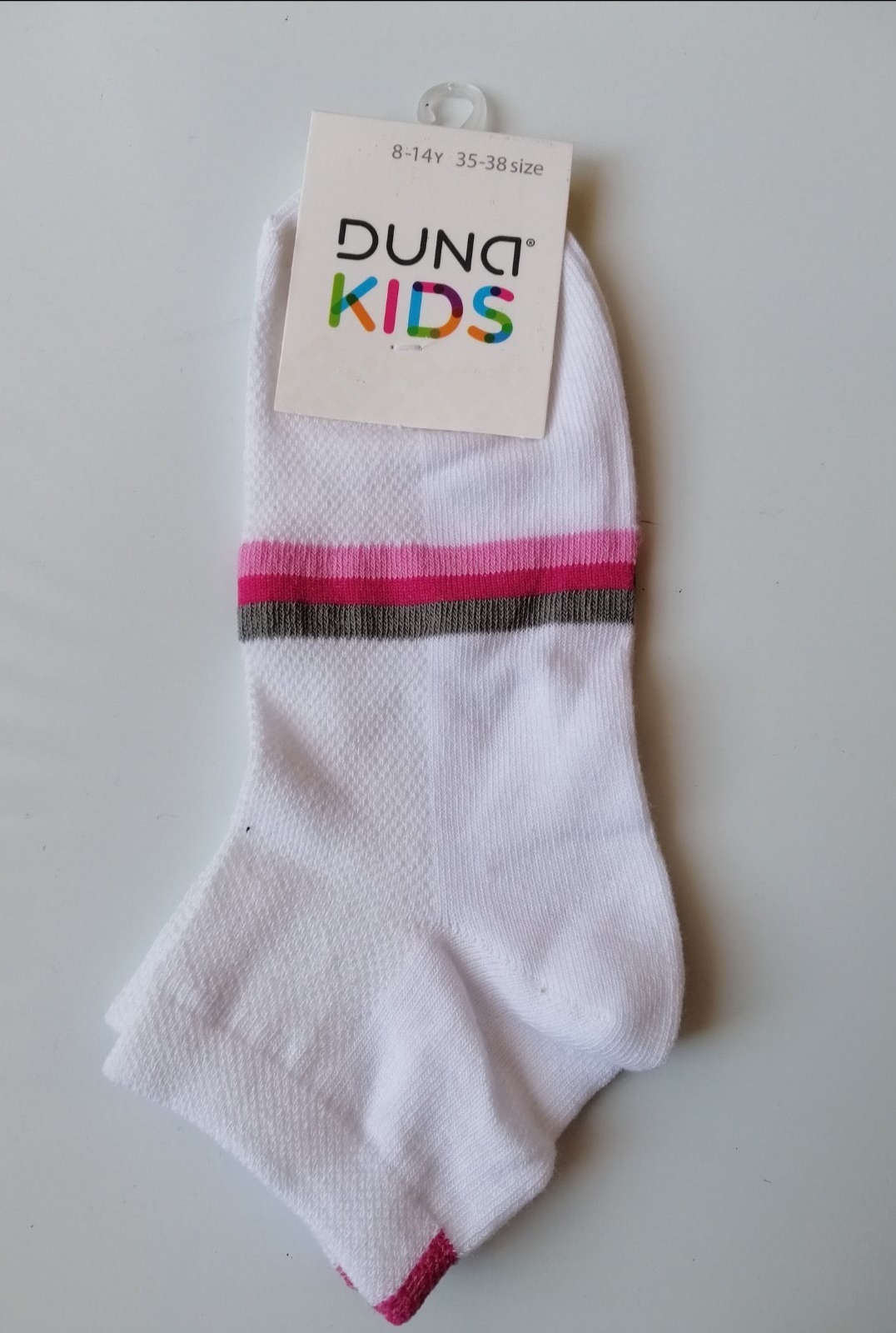 

Дитячі шкарпетки DUNA 951 - Білий, Малиновий, Дитячі шкарпетки DUNA 951 35-38 Білий, Малиновий