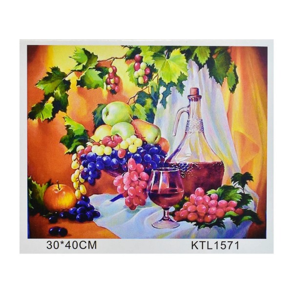 

Картина по номерам Bambi KTL 1571 "Натюрморт", 40х30см (BAM005747)