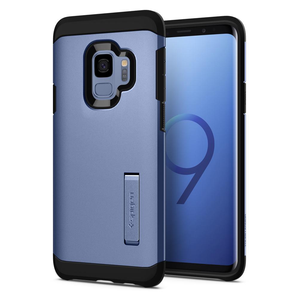 

Чехол Spigen для Samsung Galaxy S9 Tough Armor, Coral Blue