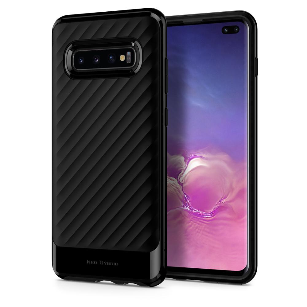 

Чехол Spigen для Samsung Galaxy S10 Plus Neo Hybrid, Midnight Black