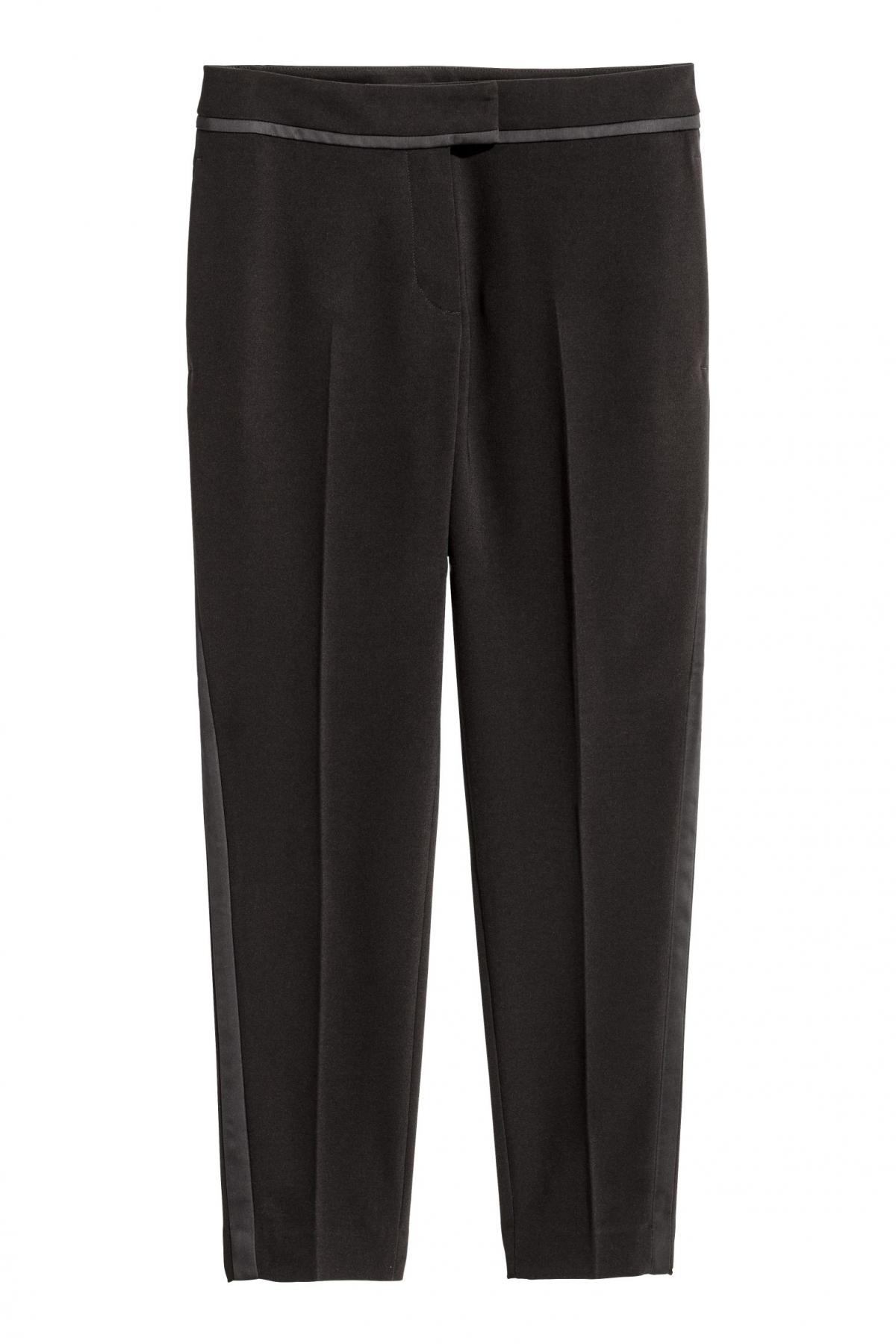 

Укороченные брюки H&M  Черные, Укороченные брюки H&M 36 Черные