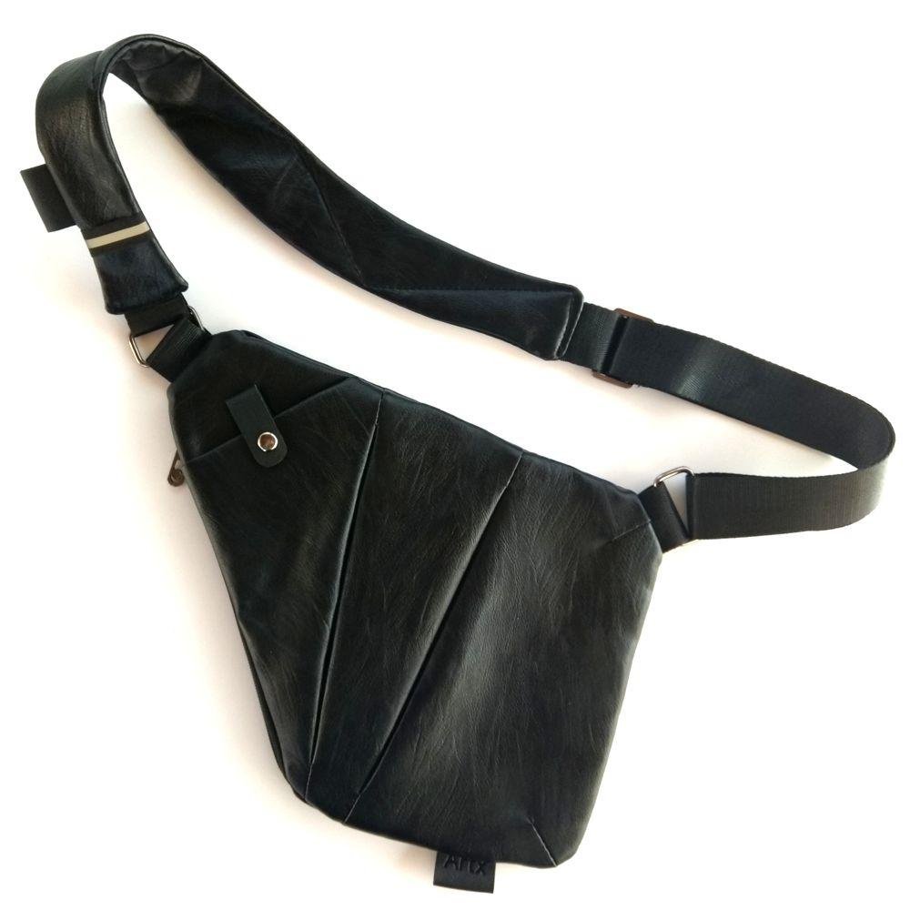 

Мужская сумка через плечо Cross Body Bag ArtX Style эко кожа Чёрный #00X