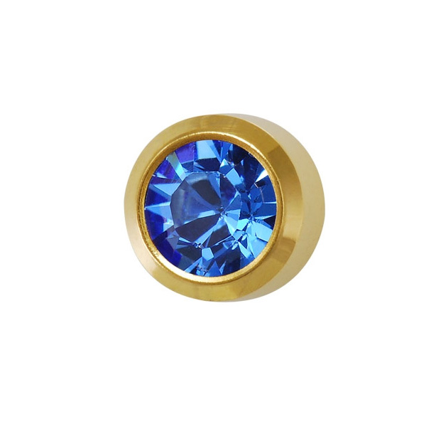 

Серьги для ушей Studex R209 завальцованы сентябрь-сапфир