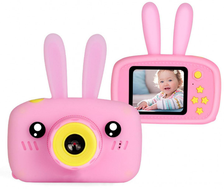 

Детский фотоаппарат Smart Kids 20MP Rabbit ART 003 с записью Full HD 1080P Розовый