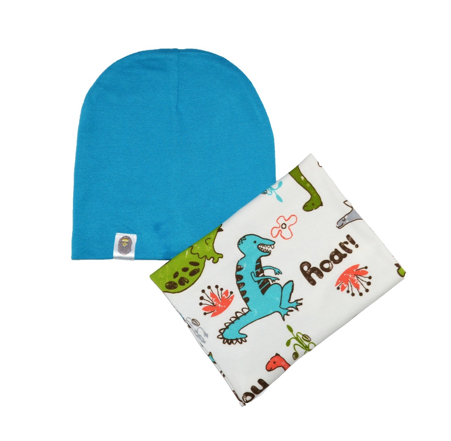 

Комплект Sweet Hats шапка и шарф-снуд динозавры синий 52 см (НУБ-01-316)