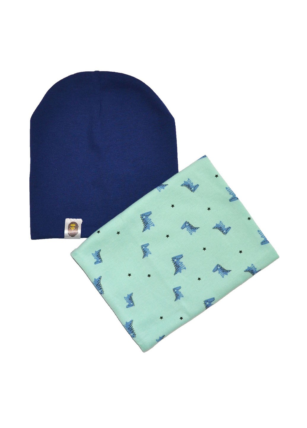 

Комплект Sweet Hats шапка и снуд детям крокодилы синий 52 см (НУБ-01-431)