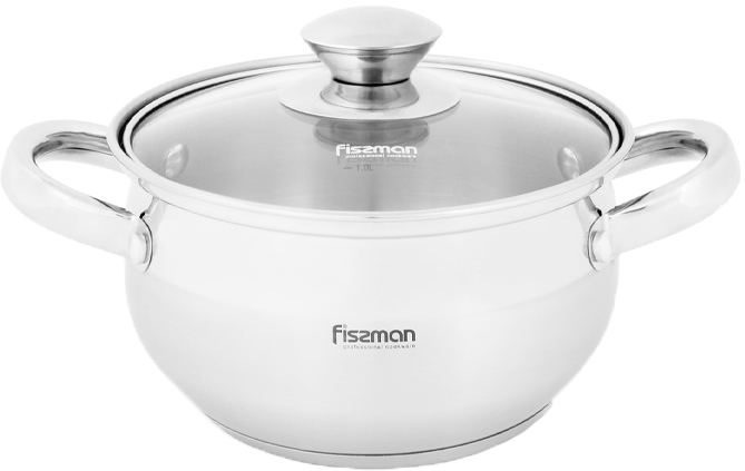 

Кастрюля Fissman Prime 1.9 л со стеклянной крышкой (5511 F)