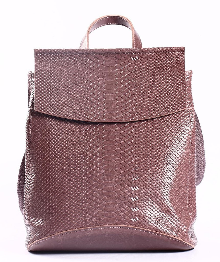 

Женский кожаный рюкзак Tiding Bag Розовый 31 x 26 x 11 см 24884