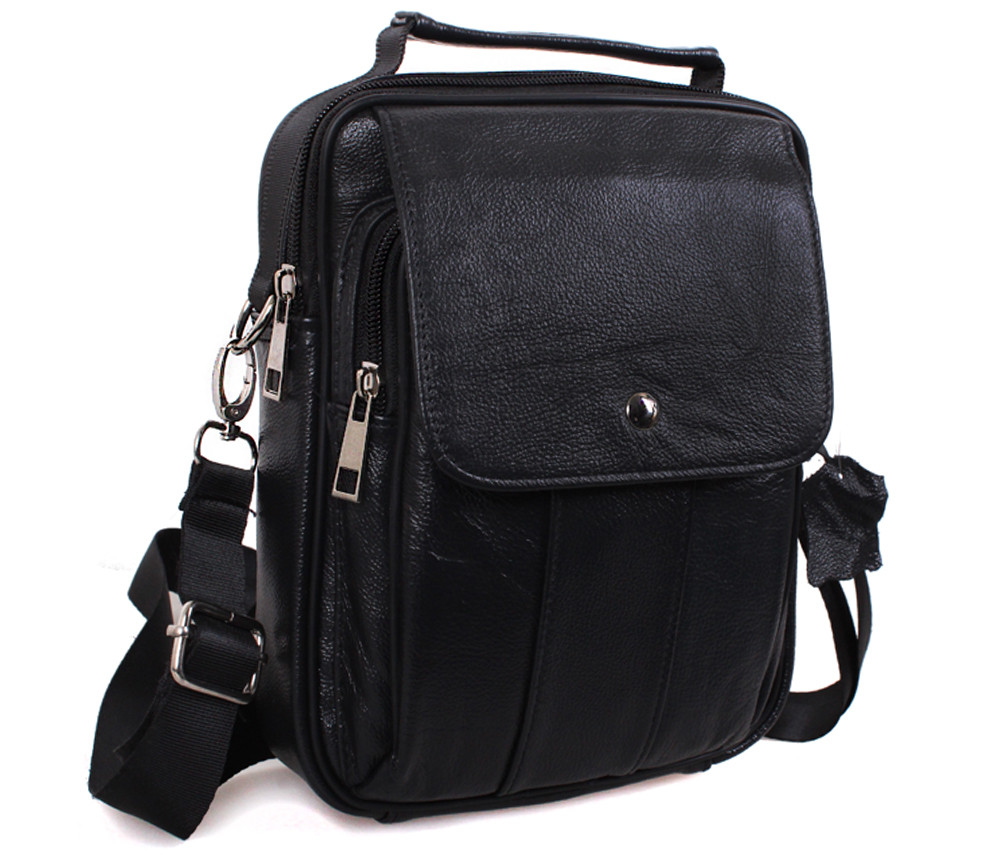 

Мужская кожаная сумка месенджер через плечо Tiding Bag Черный 230 x 70 x 180 см 40204