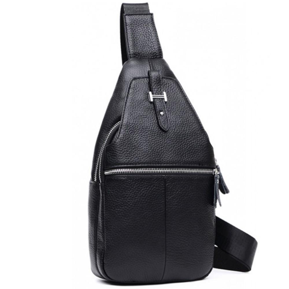 

Мужская кожаная сумка через плечо Tiding Bag Черный 34 х 17 х 7 см M38-8151A
