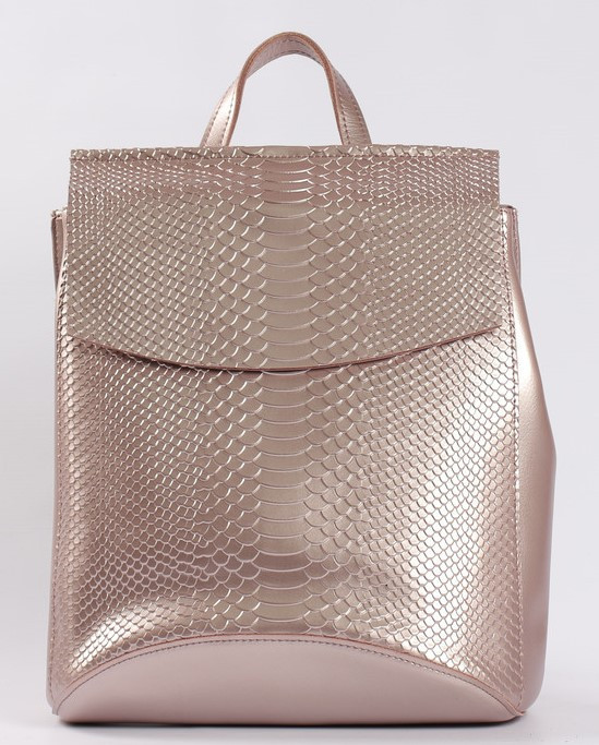 

Женский кожаный рюкзак Tiding Bag Розовый 31 x 26 x 11 см 28569