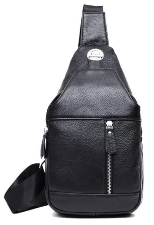 

Мужская кожаная сумка через плечо Tiding Bag Черный 15 x 31 x 7 см M38-8150A