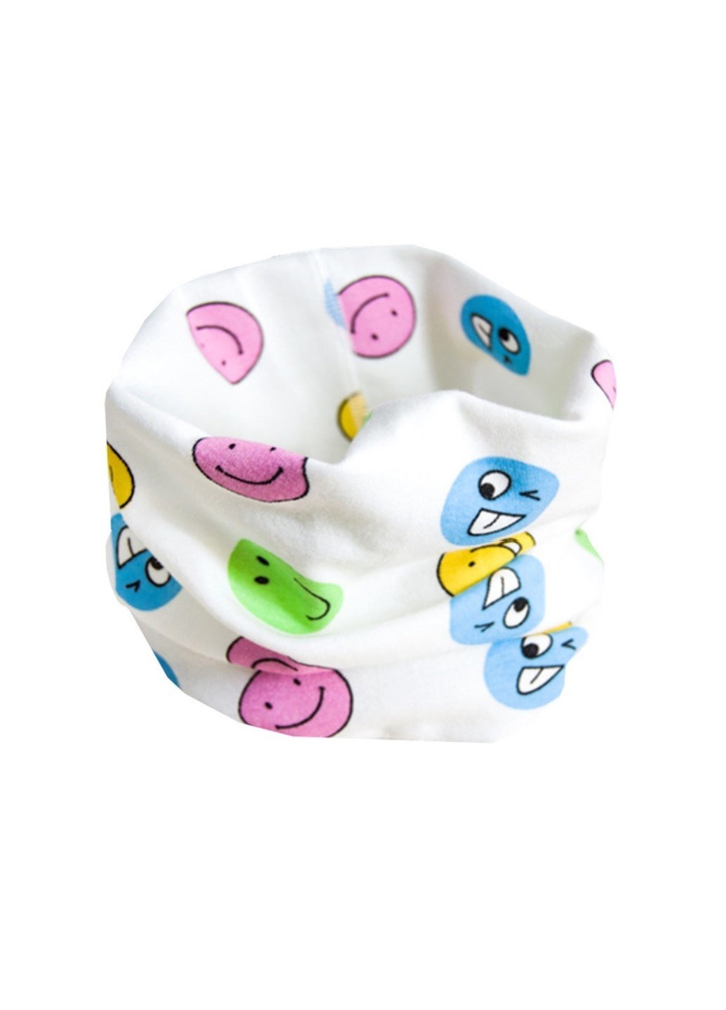 

Шарф-хомут Sweet Hats смайлики 20*40 см белый (ШФ-20-258)