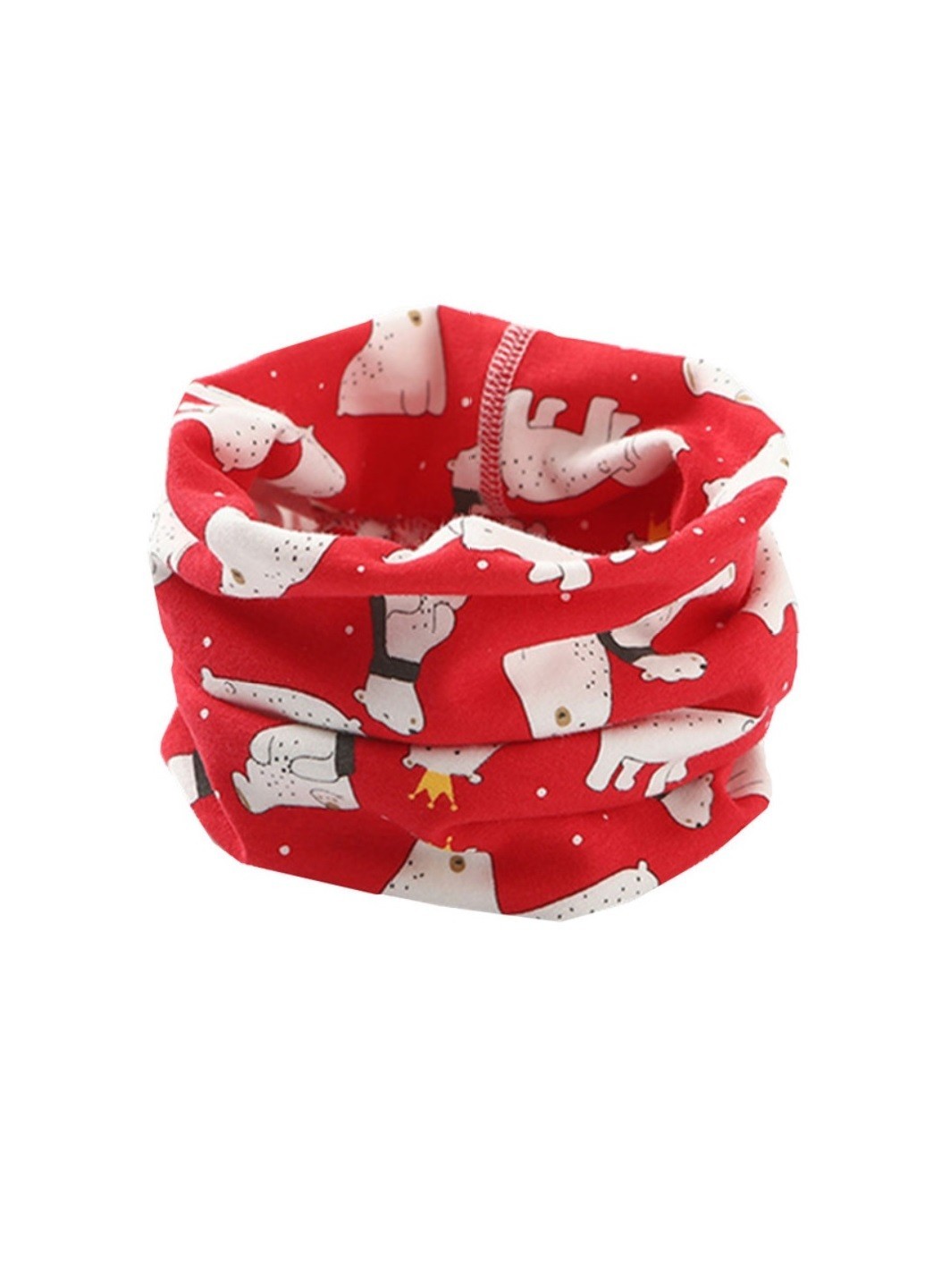 

Шарф-хомут Sweet Hats медведи 20*40 см красный (ШФ-20-262)