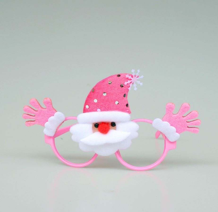 

Очки Kid friends новогодние Санта розовые (NY-71-03)
