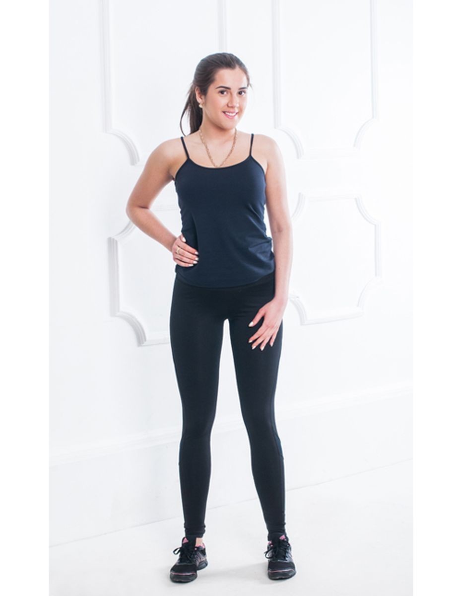 

Лосины фитнес Demargo с вставкой Black L