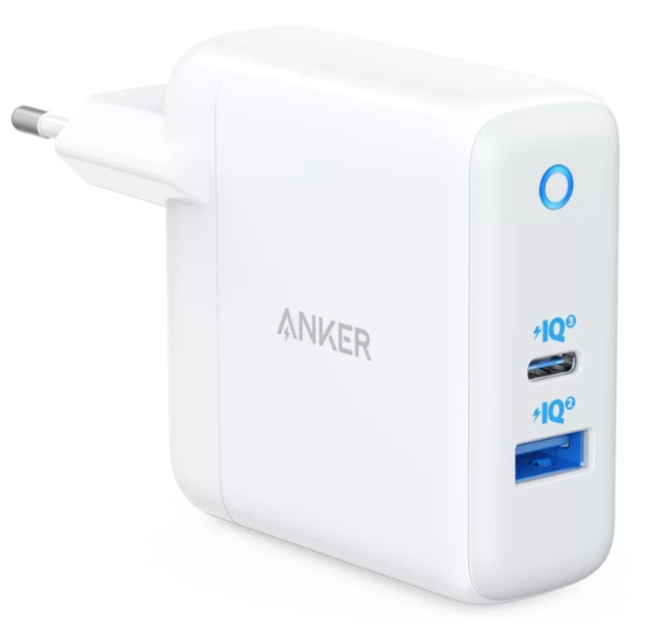 

Мережевий зарядний пристрій Anker PowerPort PD+ 2 20W 1xPD & 15W 1xUSB