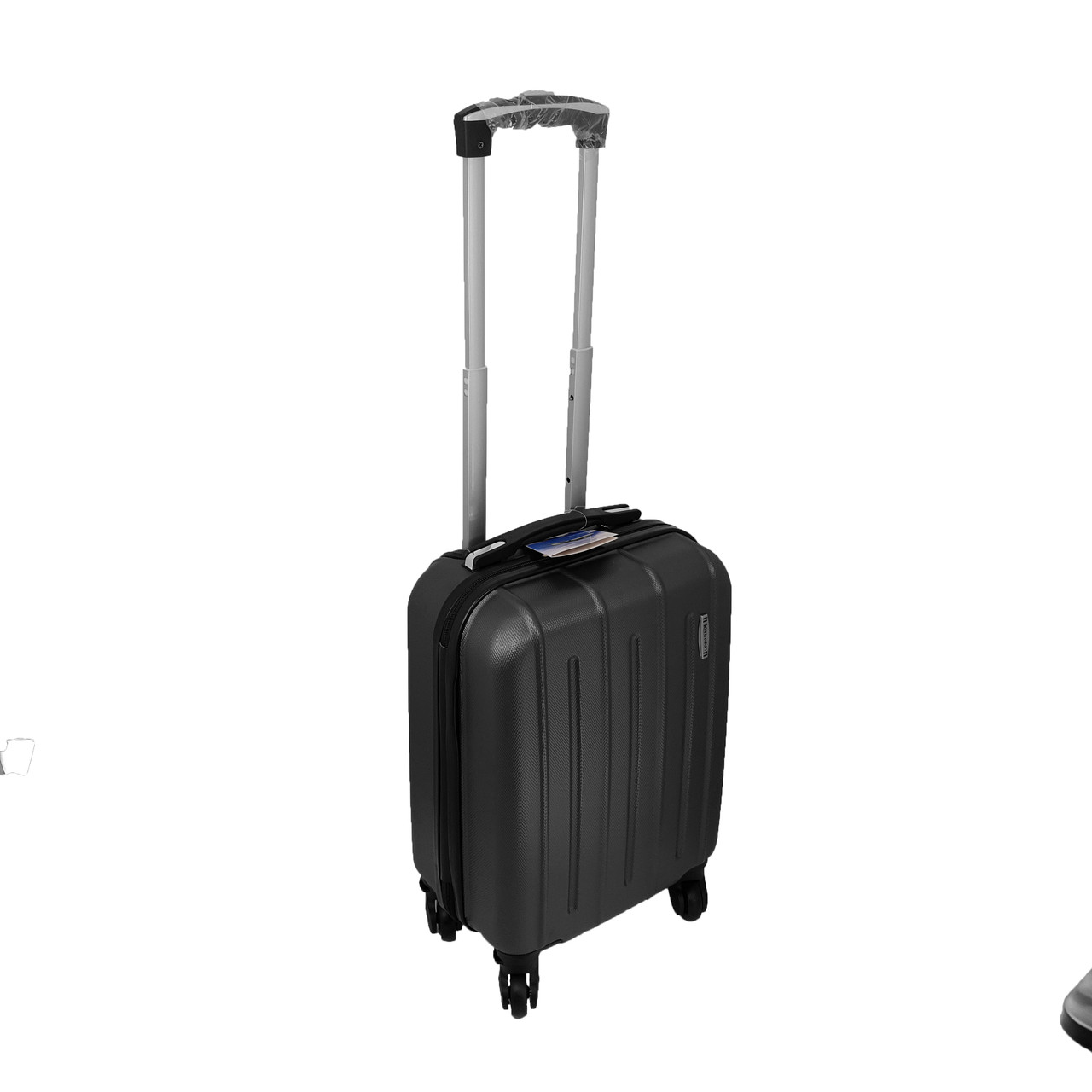 

Пластиковый чемодан ручная кладь Lowcost лоукост Wizz Air 40 x 20 x 30 графит