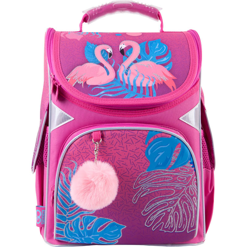 

Рюкзак GoPack Education каркасный Pink flamingoes 11 л розовый GO21-5001S-4