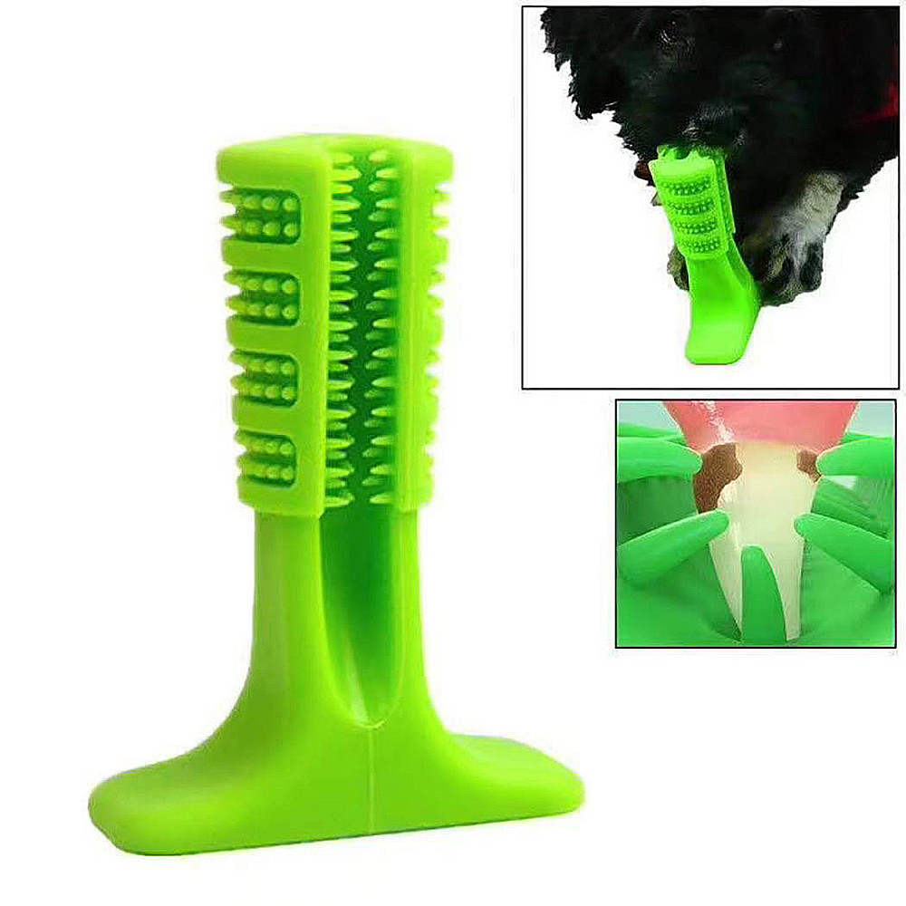 

Жевательная игрушка для собак Dog Chew Brush Зеленая (S)