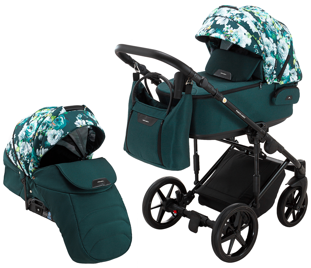 

Коляска 2 в 1 Adamex Porto Light Flowers 9 (625717)