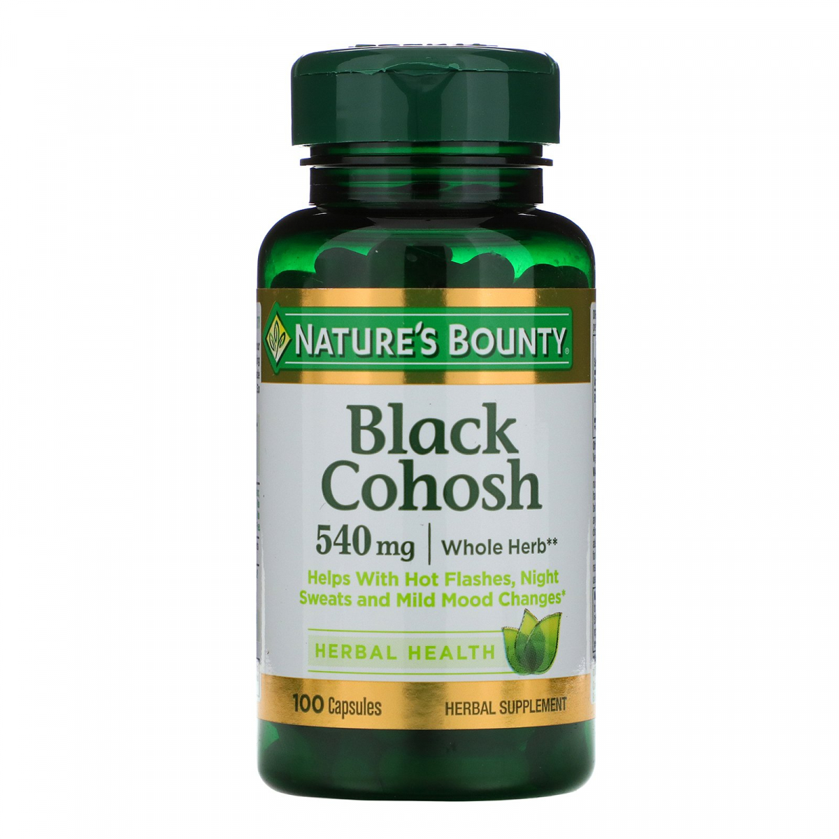 

Клопогон Цимицифуга Nature's Bounty (Black Cohosh) 540 мг 100 капсул