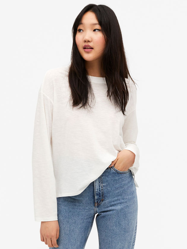 

Лонгслив Monki 0827332 XS Белый